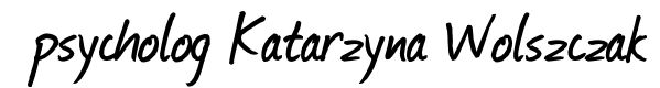 neuropsycholog Katarzyna Wolszczak